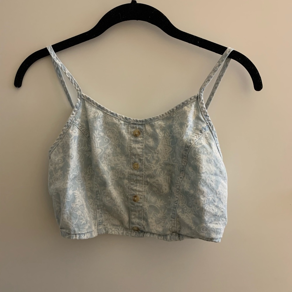 Floral crop top